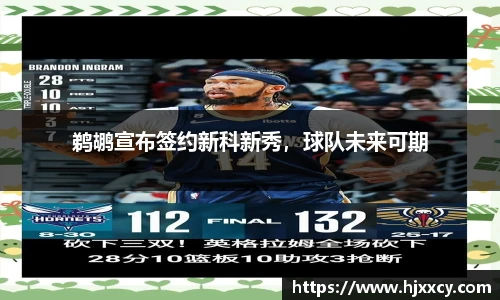鹈鹕宣布签约新科新秀，球队未来可期